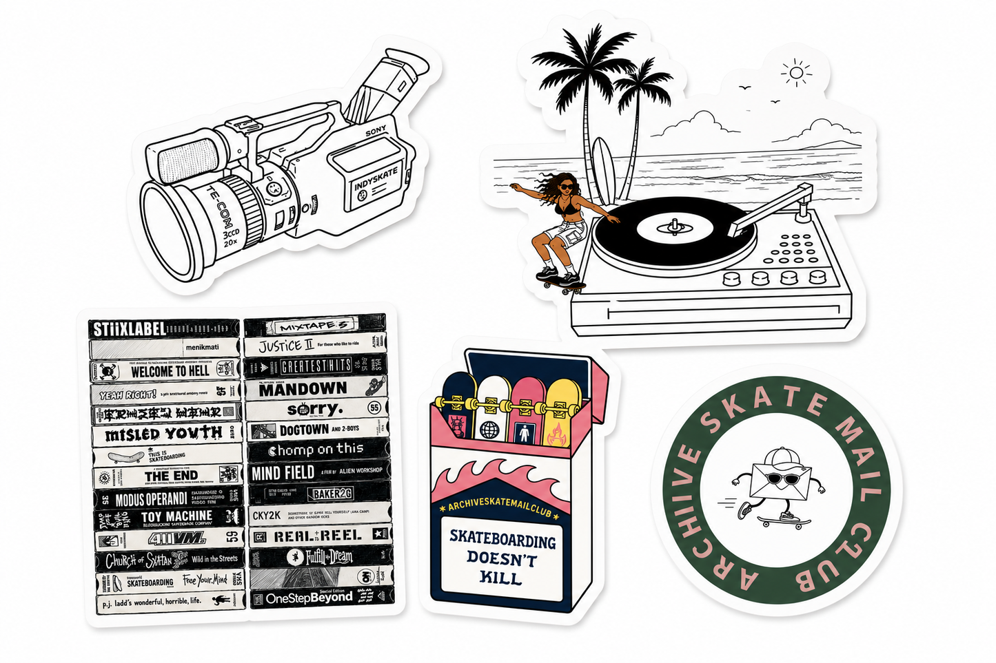 Side B Sticker Pack