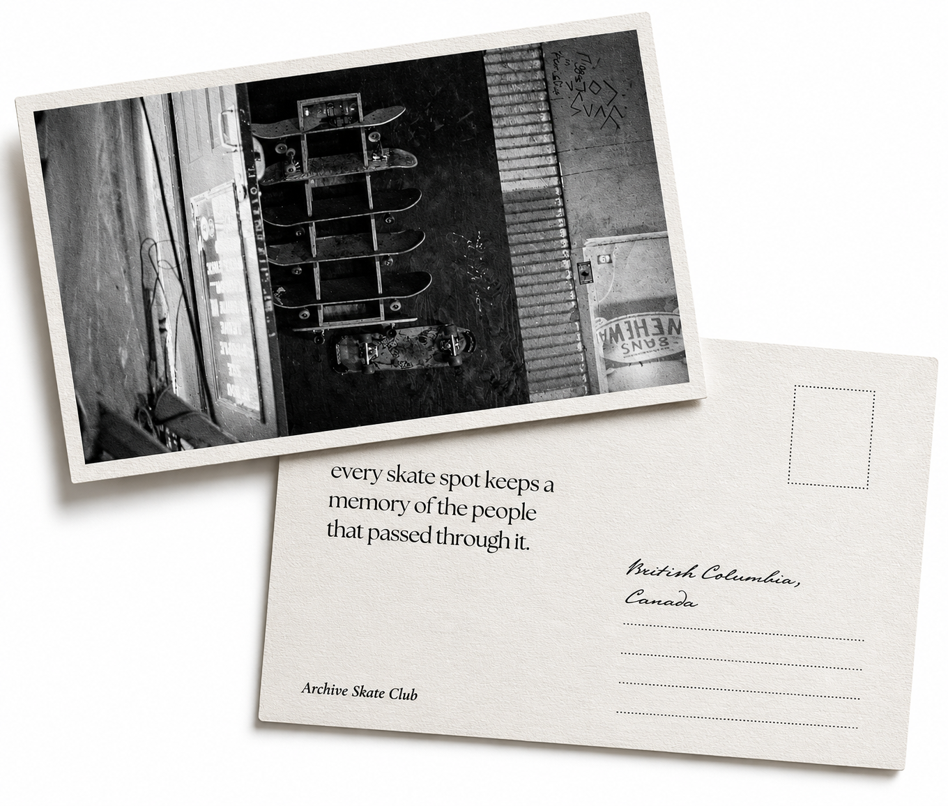 Every Spot Keeps a Memory PostCard