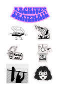 Archive Skate Sticker Sheet